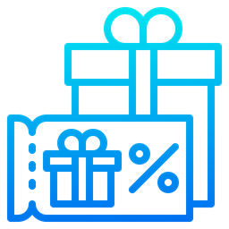 Gift Box Discount  Icon