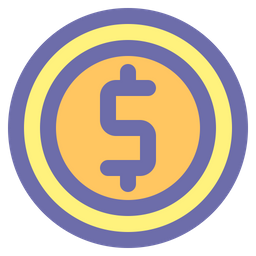 Dollar Coin  Icon