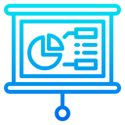 Graph Presentation  Icon