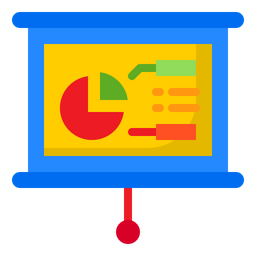 Graph Presentation  Icon