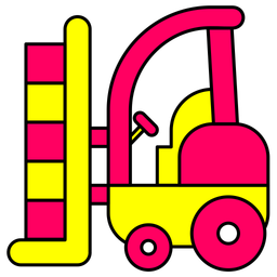 Cargo Lift Car  Icon