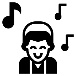 Musik hören  Symbol