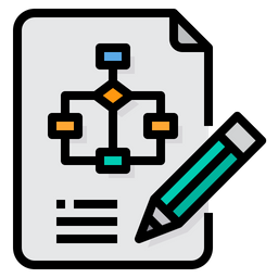 Flow Chart File  Icon