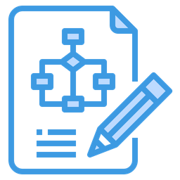 Flow Chart File  Icon