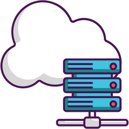 Cloud Server  Icon