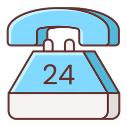 24 Hours Support  Icon