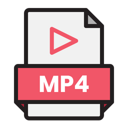 Mp 4 File  Icon