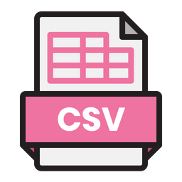 Csv File  Icon