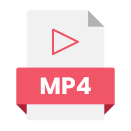 Mp 4 File  Icon