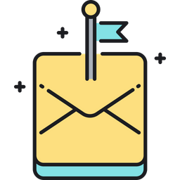 Flag Mail  Icon