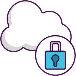 Cloud Security  Icon