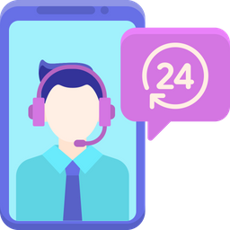 24 Hours Service  Icon