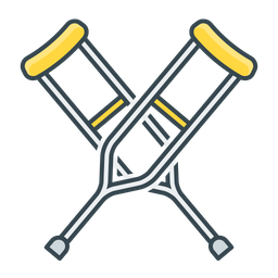 Crutches  Icon