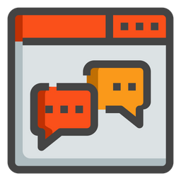 Online Communication  Icon