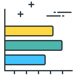 Gráfico de barras  Ícone