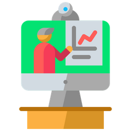 Online Presentation  Icon