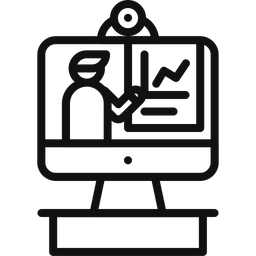 Online Presentation  Icon