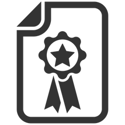 Certificate  Icon