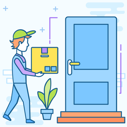 Doorstep Delivery  Icon