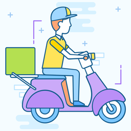 Delivery Scooter  Icon