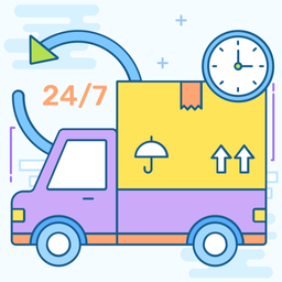 24 Hours Delivery  Icon