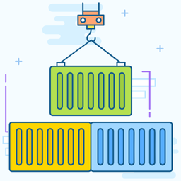 Container Lifting  Icon