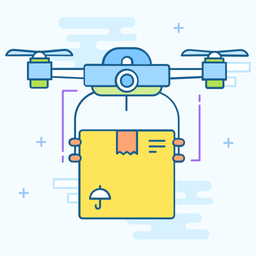 Drone Delivery  Icon