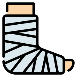 Bandage Foot Plaster Icon
