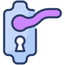 Clean Door Handle  Icon