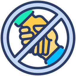 Ban Of Handshake  Icon