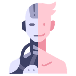 Human Robot  Icon