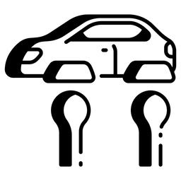 Fliegendes Auto  Symbol