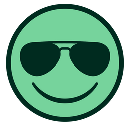 COOL FACE SMILEY  Icon