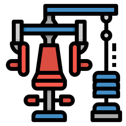 체스트 프레스 머신  아이콘