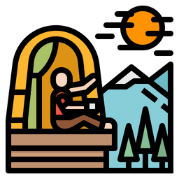 Camping Hobby  Icon