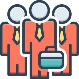 Businessman Team  Icon