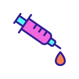 Injeção de antibiótico  Ícone