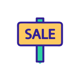 Home Sale Board  Icon