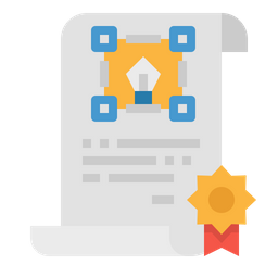 Design Certificate  Icon