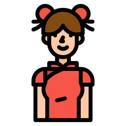 Chinese Girl  Icon