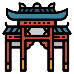 Chinese Gate  Icon