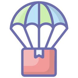 Air Balloon Delivery  Icon