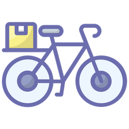 Bicycle Delivery  Icon