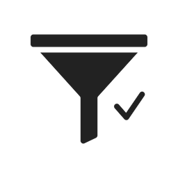 Angewandter Filter  Symbol