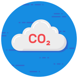 Carbon Dioxide  Icon