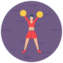 Cheerleader Avatar  Icon