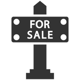 For Sale Sign  Icon