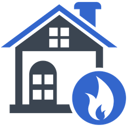 Home fire explosion  Icon