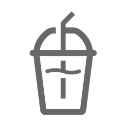 Cold Coffee Glass  Icon