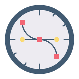 Diseño de reloj  Icono